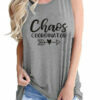CHAOS COORDINATOR Letter Printed Tank Top
