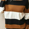 Contrast Striped Sweater