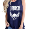 Driven Letter Printed Tank Top