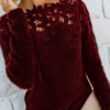 Long Sleeve Off-Shoulder Sweater