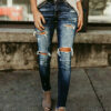 Casual Boot Cut Blue Jeans