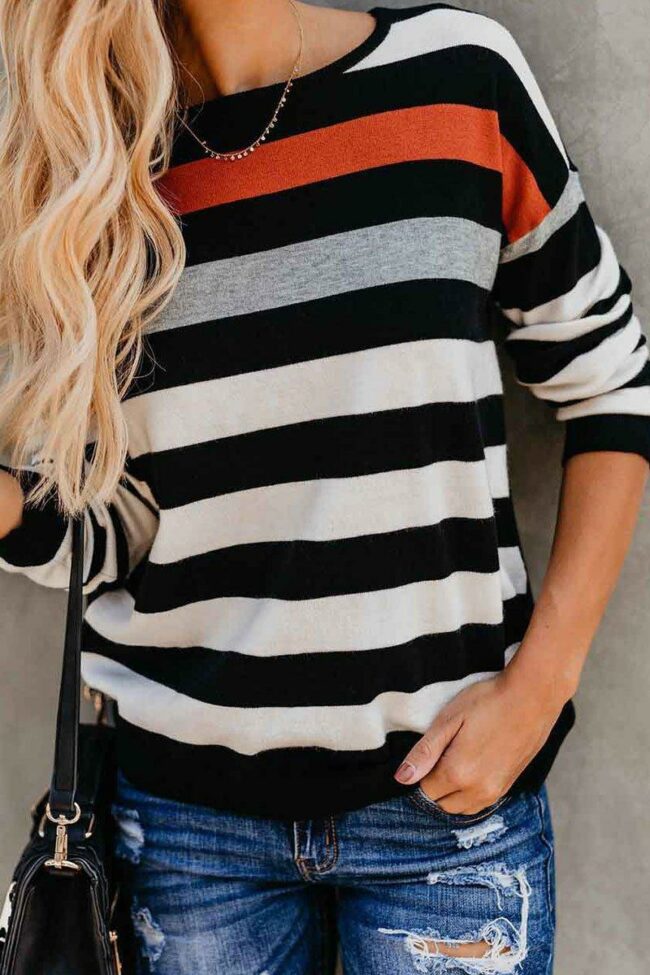 Striped Black T-shirt
