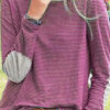 Striped Printed Collared T-Shirt