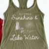 Sunshine & Lake Water Tank Top