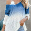 V-Neck Spray Syed Knitted Sweater