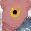 You Are My Sunshine Sunflower Printed Tee