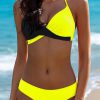 Fashion Simplicity Solid Patchwork Swimwears(7 Colors)